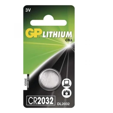 1 db Lítiumos gombelem CR2032 GP 3V/220mAh