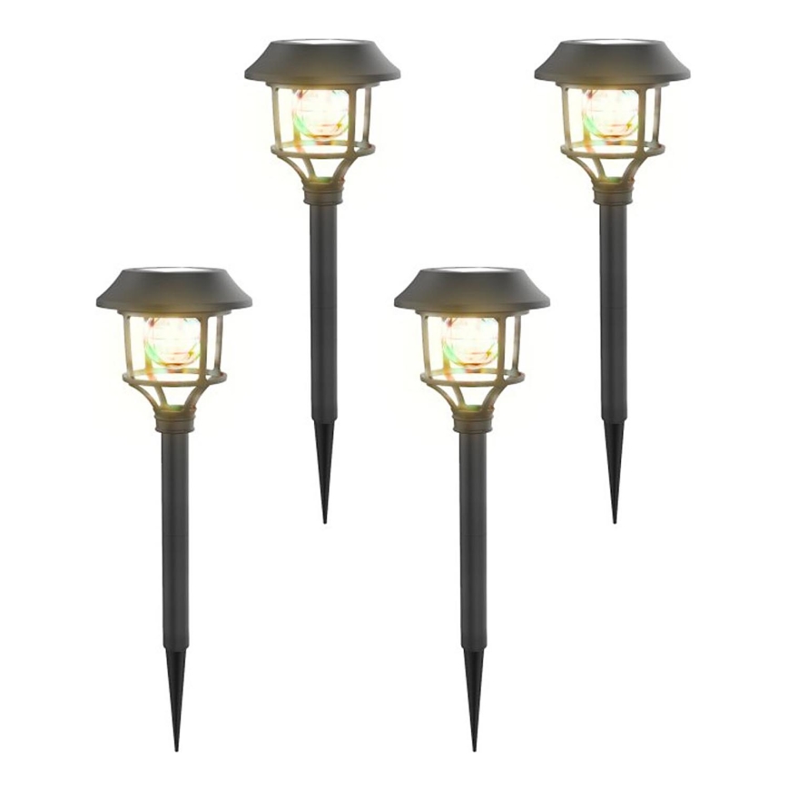 Aigostar - 4 db-os készlet LED RGB napelemes lámpa LED/0,2W/2V 40 mAh IP44