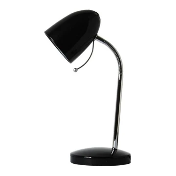 Aigostar - Asztali lámpa 1xE27/36W/230V fekete/króm
