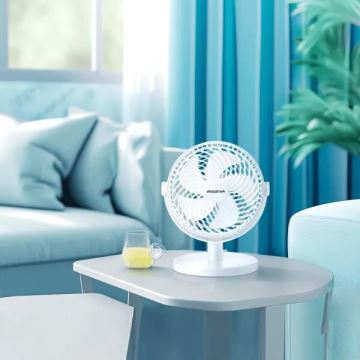 Aigostar - Asztali ventilátor 3W/5V fehér