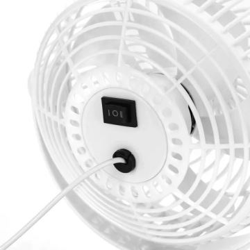 Aigostar - Asztali ventilátor 3W/5V fehér