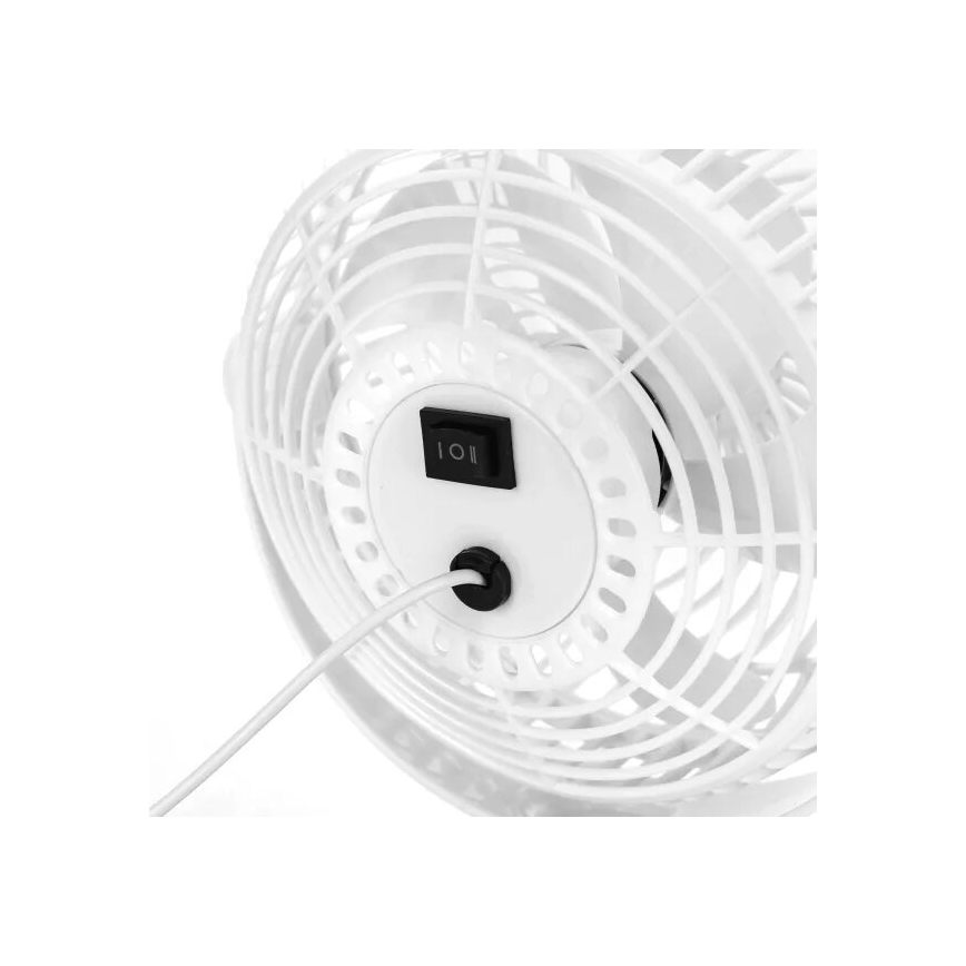 Aigostar - Asztali ventilátor 3W/5V fehér