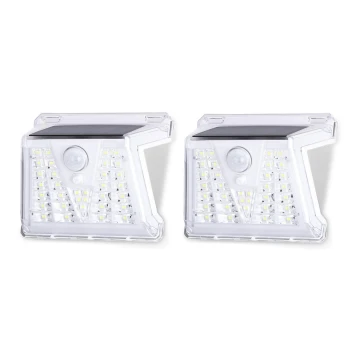 Aigostar - KÉSZLET 2x LED Kültéri szolár lámpa érzékelővel LED/1,48W/3,7V IP65