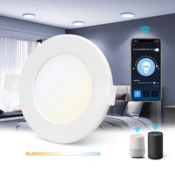 Aigostar - LED Dimmelhető beépíthető lámpa 6W/230V á. 11,5 cm Wi-Fi