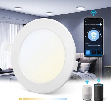 Aigostar - LED Dimmelhető beépíthető lámpa LED/9W/230V á. 14,5 cm Wi-Fi