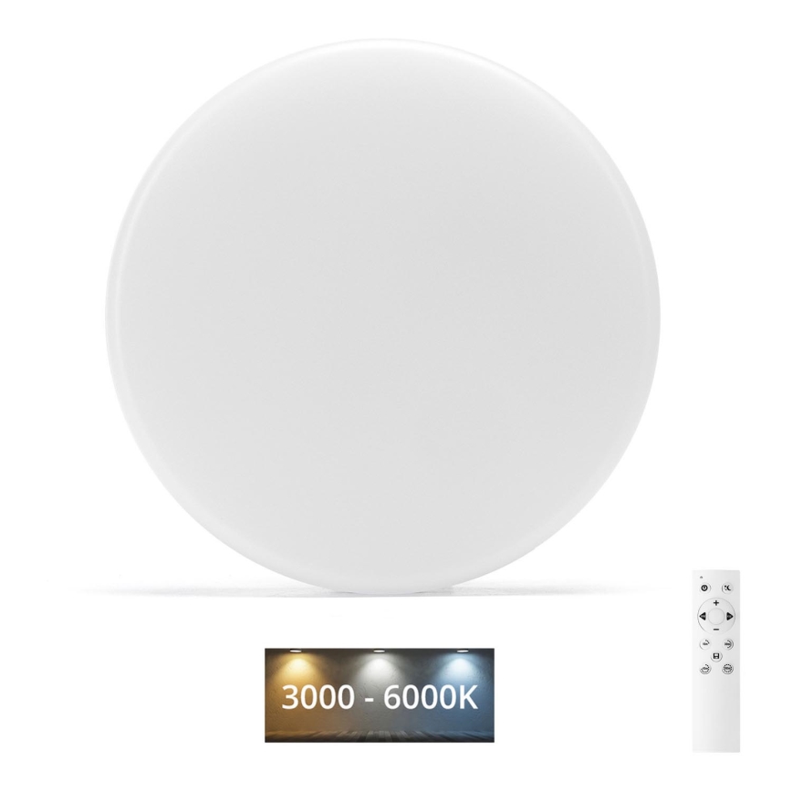 Aigostar - LED Dimmelhető fürdőszobai lámpa LED/18W/230V 3000-6000K IP54 + távirányítás