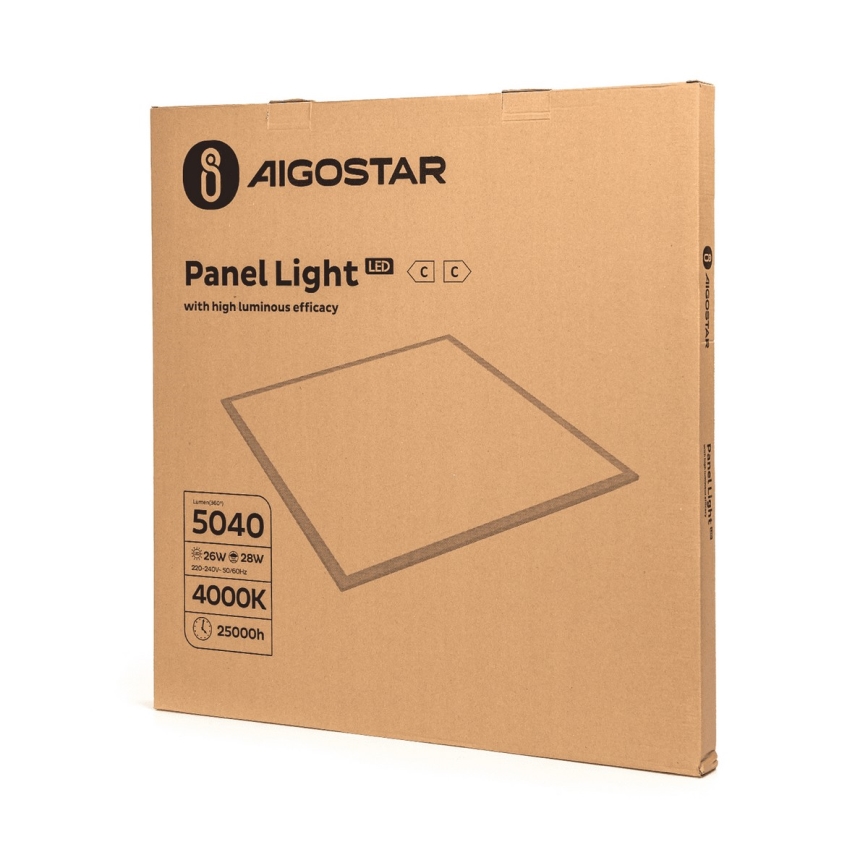 Aigostar - LED Függesztett mennyezeti panel LED/28W/230V 60x60 cm 4000K