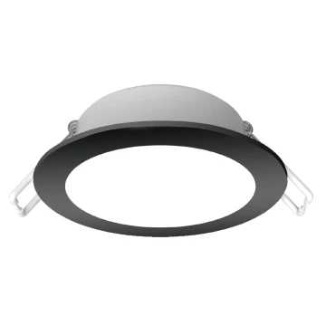 Aigostar - LED Fürdőszobai beépíthető lámpa LED/4,8W/230V 3000K fekete IP65