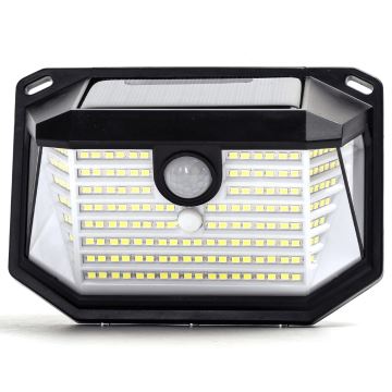 Aigostar - LED Napelemes érzékelős fali lámpa LED/0,8W/5,5V 6500K IP65