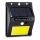 Aigostar - LED Napelemes érzékelős fali lámpa LED/13W/5,5V 6500K IP65