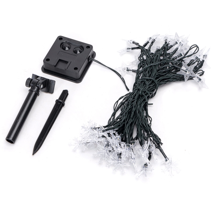 Aigostar - LED napelemes karácsonyi fényfüzér 50xLED/8 funkció 800 mAh 12m IP65 színes