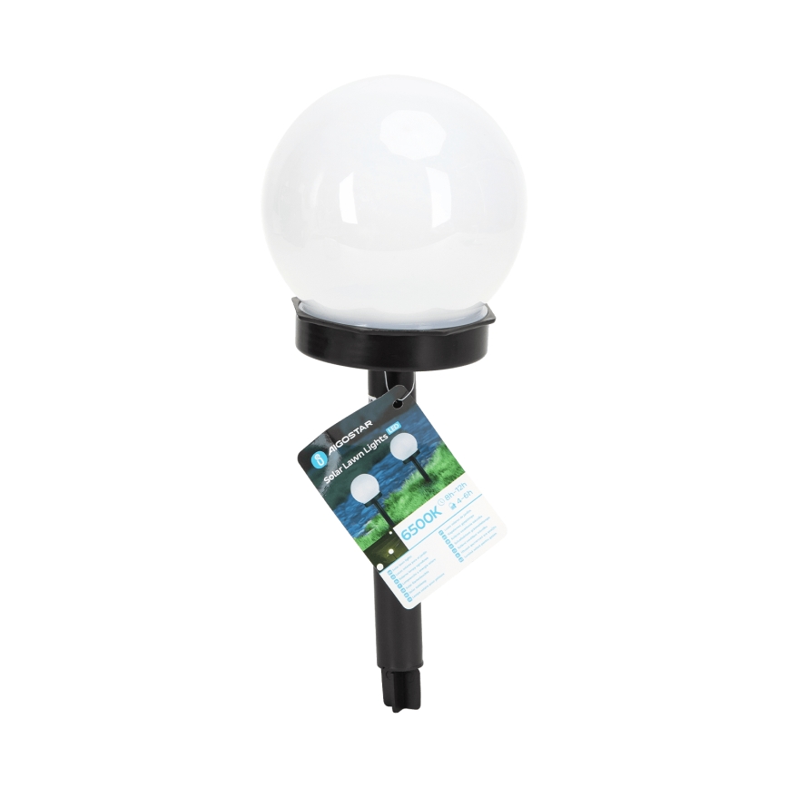Aigostar - LED Napelemes lámpa LED/0,006W/1,2V 33cm fekete 6500K IP44