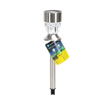 Aigostar - LED Napelemes lámpa LED/0,006W/1,2V 35,5cm króm 2700K IP44
