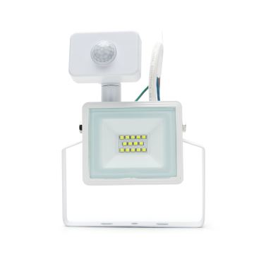 Aigostar - LED Reflektor érzékelővel LED/10W/230V 6400K IP65 fehér