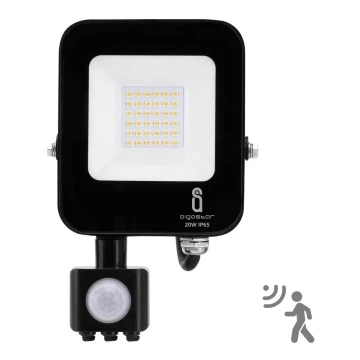 Aigostar - LED Reflektor érzékelővel LED/20W/230V 4000K IP65