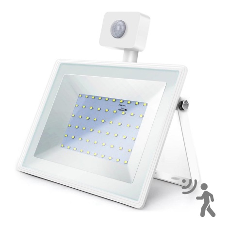 Aigostar - LED Reflektor érzékelővel LED/50W/230V 6400K IP65 fehér