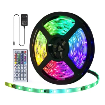 Aigostar - LED RGB Dimmelhető kültéri szalag 5m LED/24W/12/230V IP65