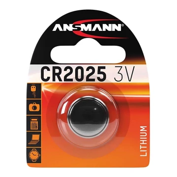 Ansmann 04673 - CR 2025 - Líthium gombelem 3V