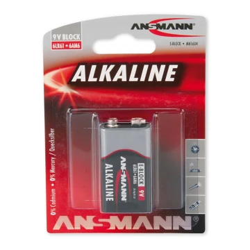 Ansmann 09887 6LR61 9V-Block RED alkáli elem 9V