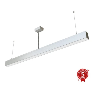 APLED - LED Csillár zsinóron LOOK LED/46W/230V 4000K 120 cm ezüst