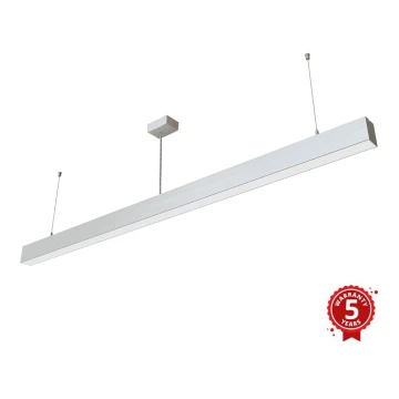 APLED - LED Csillár zsinóron LOOK LED/58W/230V 4000K 150 cm ezüst