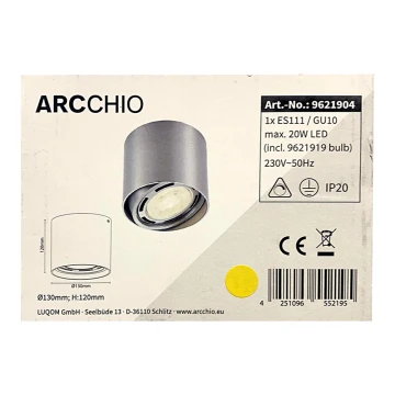 Arcchio - LED Spotlámpa ROSALIE 1xGU10/ES111/11,5W/230V