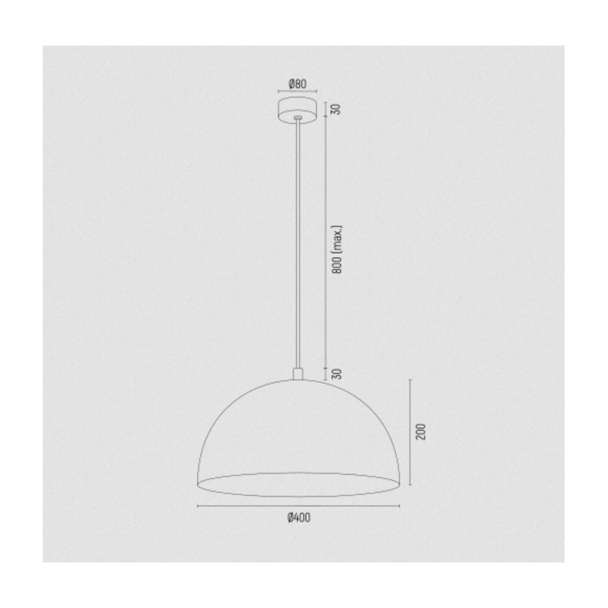 Argon 8245 - Csillár zsinóron BONITA 1xE27/15W/230V arany