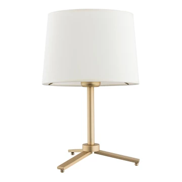 Argon 8318 - Asztali lámpa CAVALINO 1xE27/15W/230V 39 cm krémes/arany