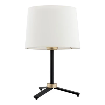 Argon 8319 - Asztali lámpa CAVALINO 1xE27/15W/230V 39 cm krémes/fekete