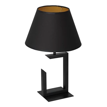 Asztali lámpa 1xE27/60W/230V 45 cm fekete/arany