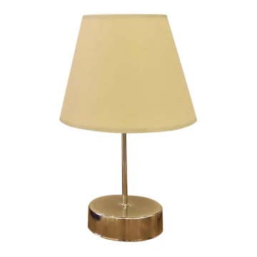 Asztali lámpa 1xE27/60W/230V bézs/arany