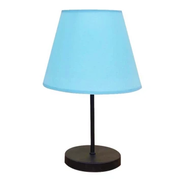 Asztali lámpa 1xE27/60W/230V kék/fekete