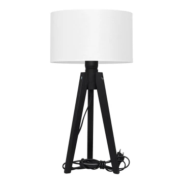 Asztali lámpa ALBA 1xE27/60W/230V fehér/fenyő