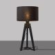 Asztali lámpa ALBA 1xE27/60W/230V fekete/fenyő