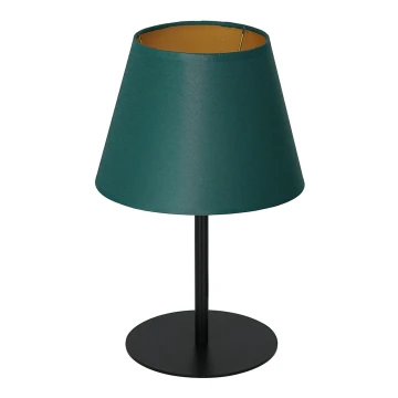 Asztali lámpa ARDEN 1xE27/60W/230V á. 20 cm zöld/arany