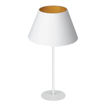 Asztali lámpa ARDEN 1xE27/60W/230V á. 30 cm fehér/arany