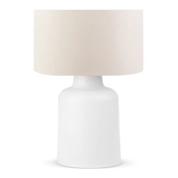 Asztali lámpa AYD 1xE27/60W/230V bézs/fehér