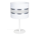 Asztali lámpa CORAL 1xE27/60W/230V fehér