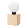 Asztali lámpa EMI BALL 1xG9/15W/230V bükkfa