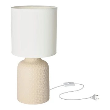 Asztali lámpa INER 1xE14/40W/230V bézs