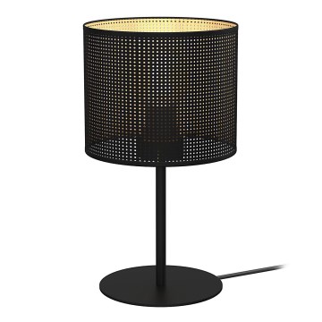 Asztali lámpa LOFT SHADE 1xE27/60W/230V á. 18 cm fekete/arany