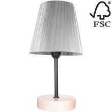 Asztali lámpa MILA 1xE14/25W/230V Nyírfa – FSC igazolt