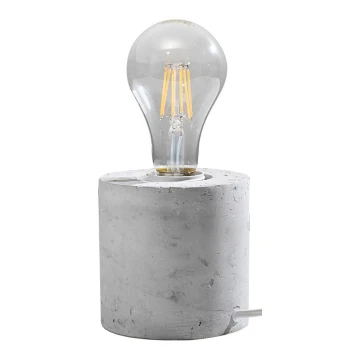 Asztali lámpa SALGADO 1xE27/60W/230V beton