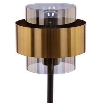 Asztali lámpa SPIEGA 1xE27/60W/230V arany/fekete