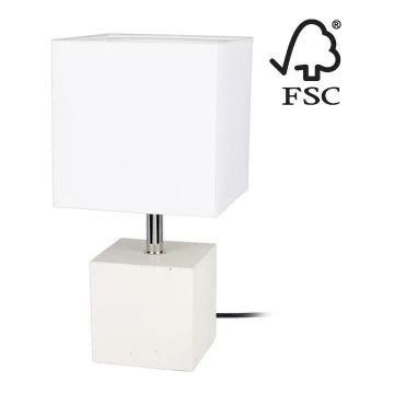 Asztali lámpa STRONG SQUARE 1xE27/25W/230V - FSC minősítéssel