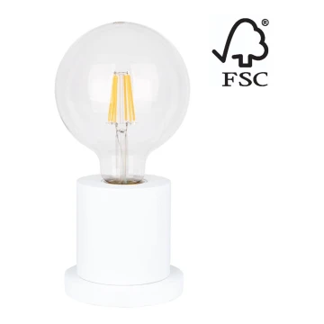 Asztali lámpa TASSE 1xE27/25W/230V bükk - FSC minősítéssel