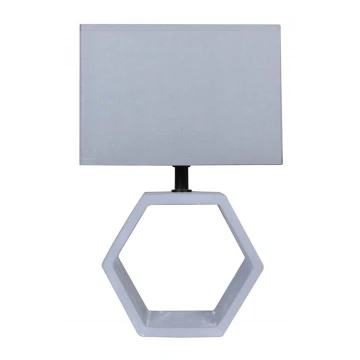 Asztali lámpa VIDAL 1xE27/40W/230V szürke