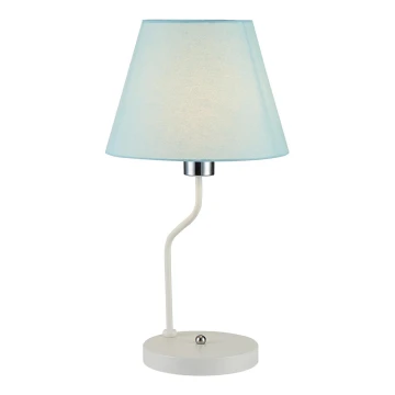 Asztali lámpa YORK 1xE14/60W/230V fehér/kék