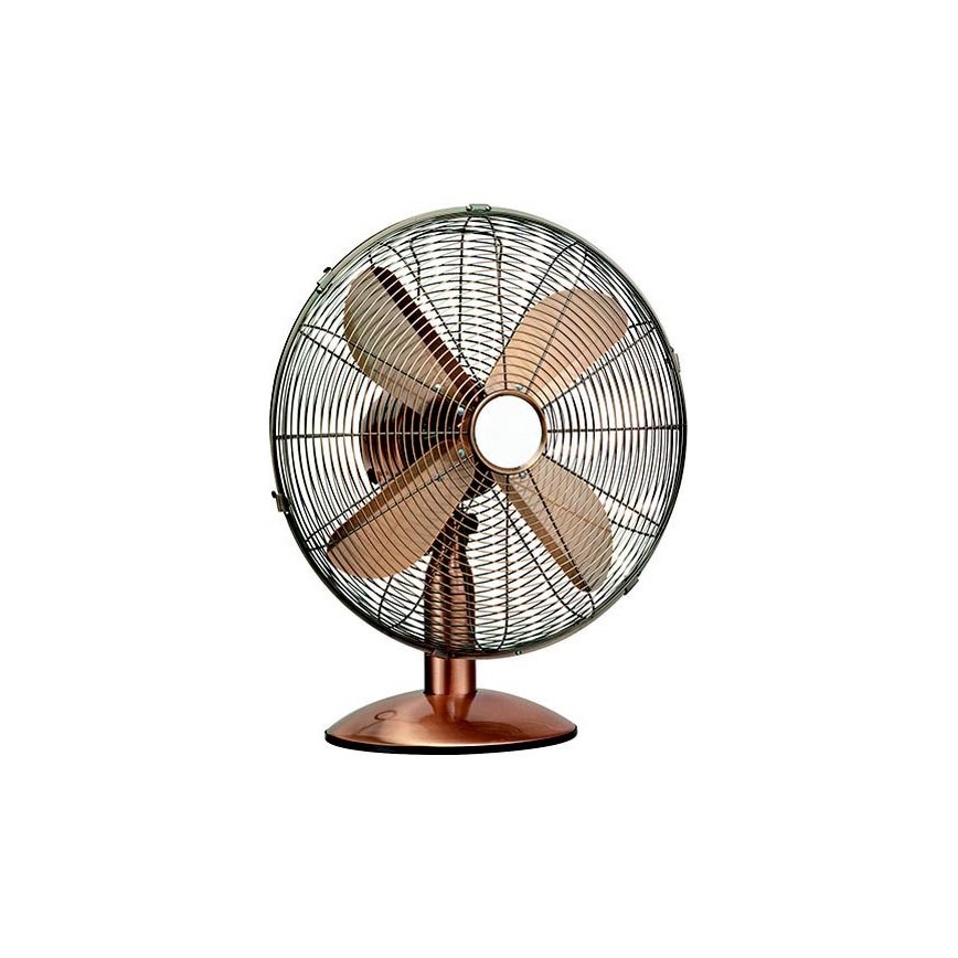 Asztali ventilátor 50W/230V átm. 30 cm réz