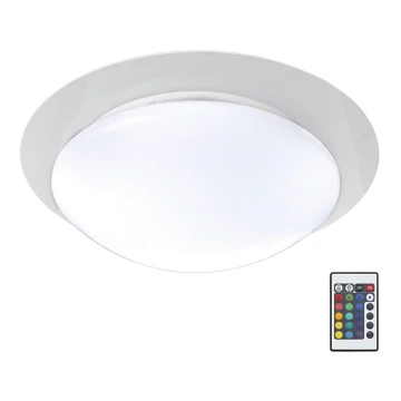 B.K.Licht BKL1025 -LED RGB Szabályozható fürdőszobai lámpa ASKELLA LED/12W/230V IP44 + távirányító